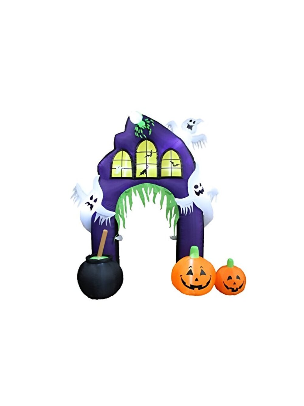 9 FT Tall Halloween Inflatable Castle Archway